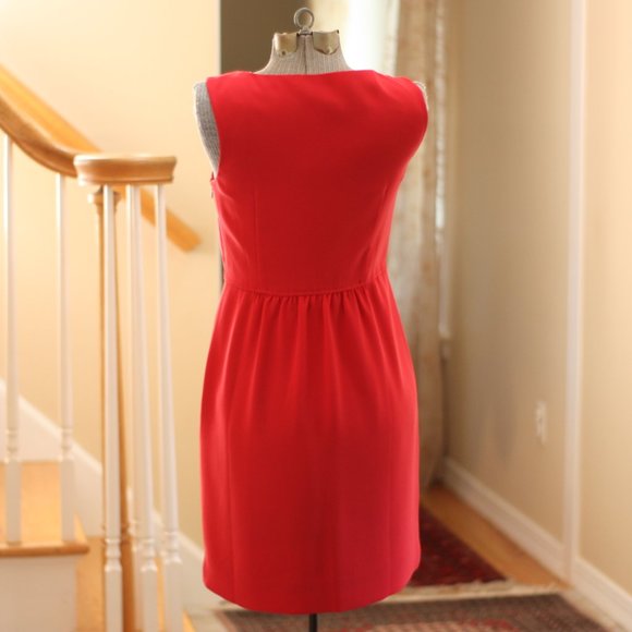 J. CREW Solid Pink Sleeveless Dress - Picture 3 of 7